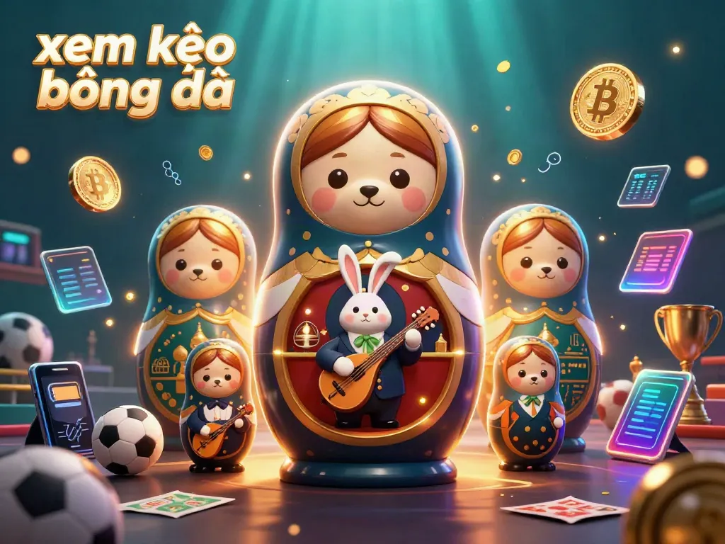 Experience xem kèo bóng đá with vibrant bears and sports elements in a dynamic online casino scene.