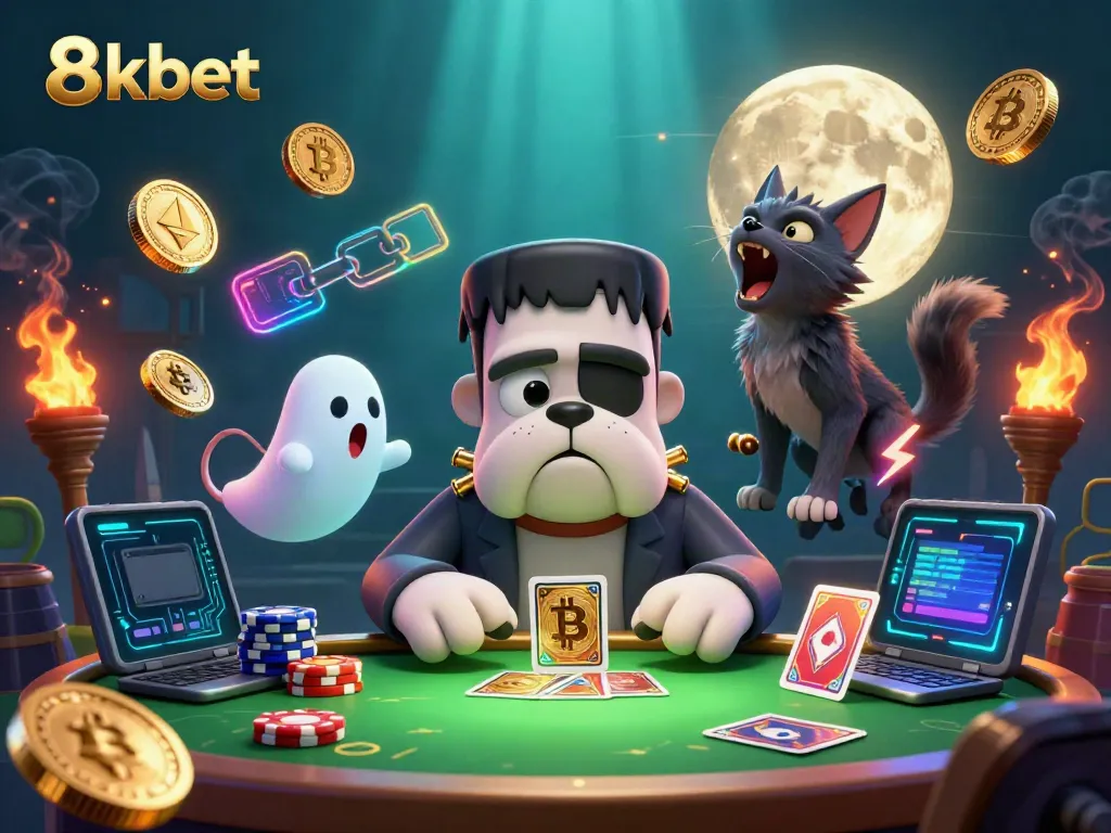 Engage with 8kbet’s thrilling casino experience featuring lively characters and vibrant betting elements.