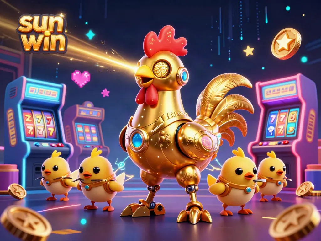Engage with slot games on sun win platform featuring vibrant illustrations and energetic characters.